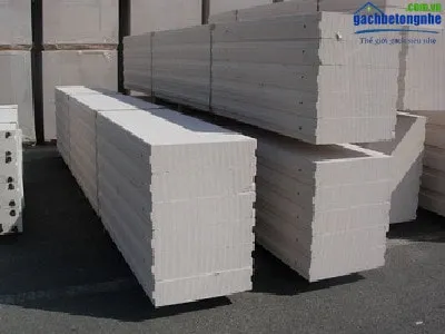 Hình ảnh sản phẩm tấm panel ALC có lõi thép gia cường bên trong