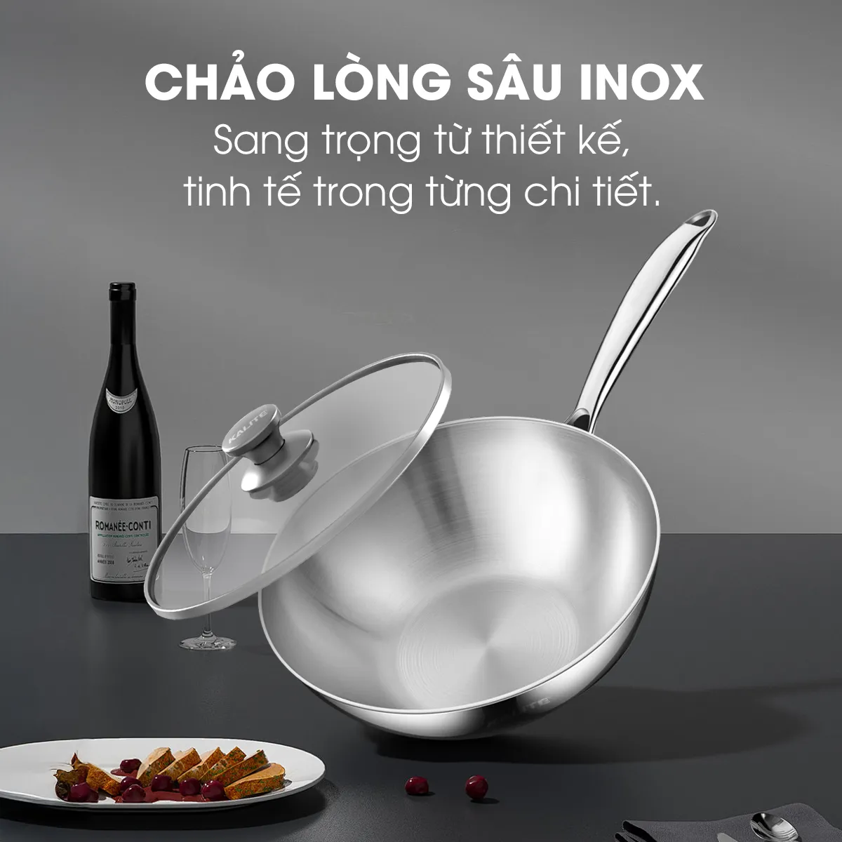 Chảo inox 304 Kalite KL2501