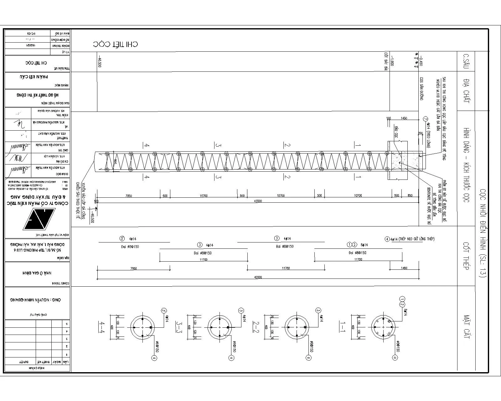 Chi tiết cọc khoan nhồi phần 1
