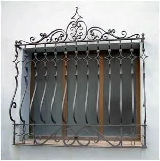 Thiết kế song sắt mỹ nghệ đơn giản đẹp mắt
