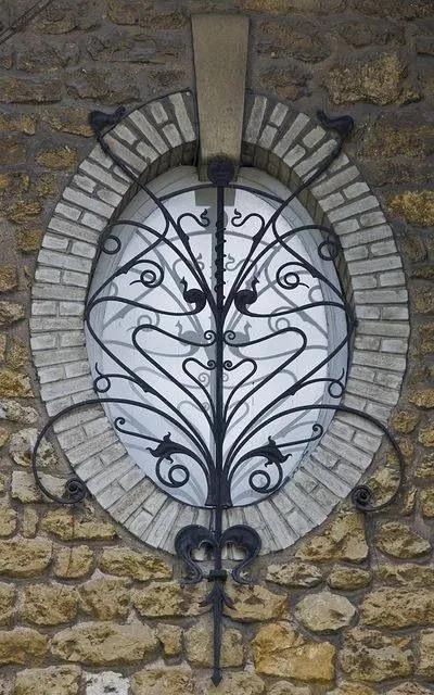 Mẫu song cửa sổ sắt mỹ nghệ kết hợp CNC