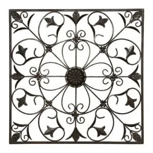 Mẫu song sắt hộp với hoa văn mỹ thuật tinh tế