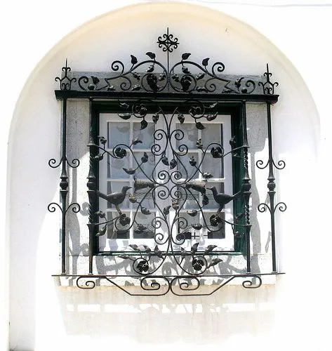 Mẫu song sắt nghệ thuật kết hợp CNC