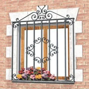 Thiết kế song sắt hộp phong cách cổ điển