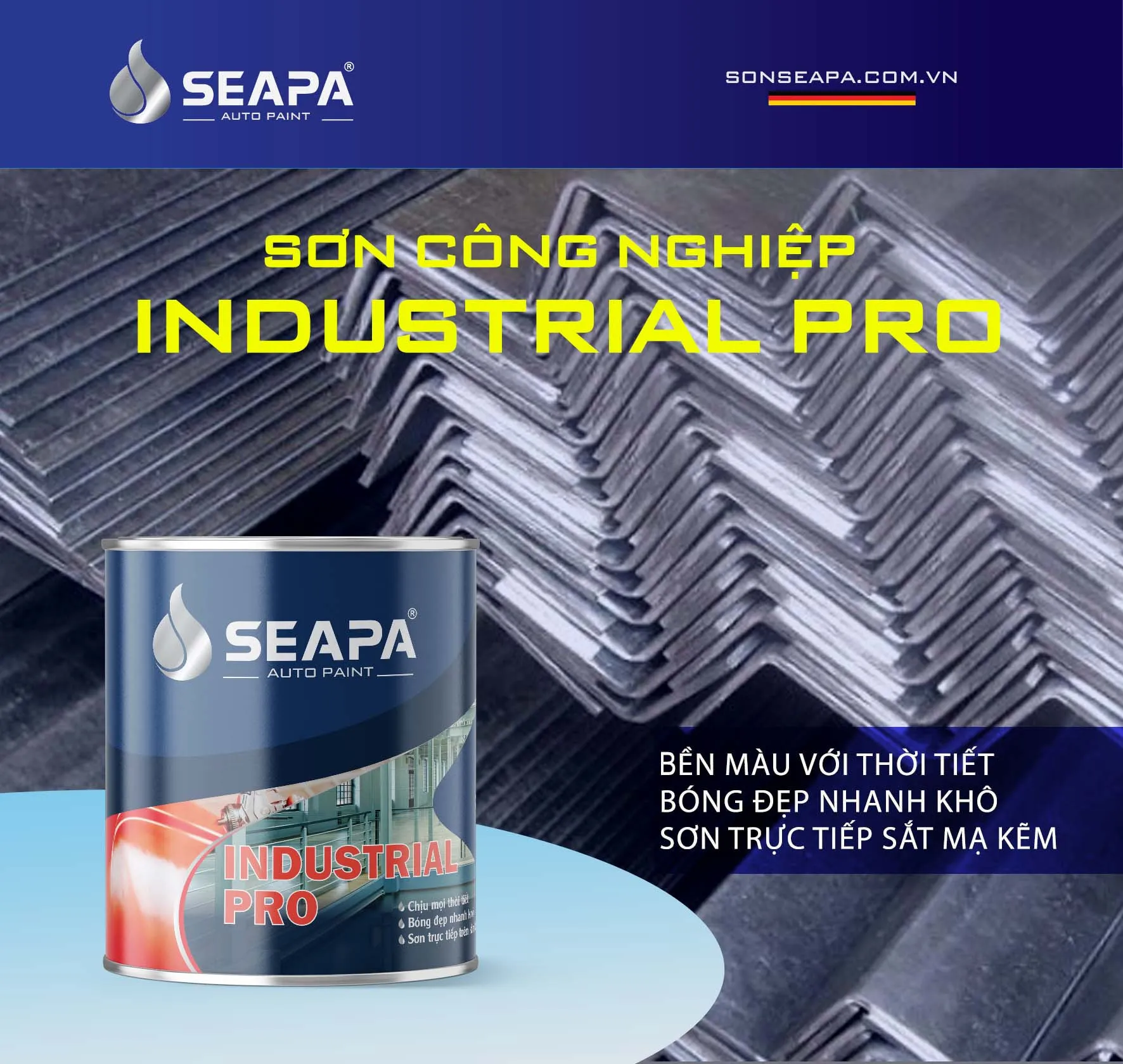 Sơn công nghiệp SEAPA cho ứng dụng quy mô lớn