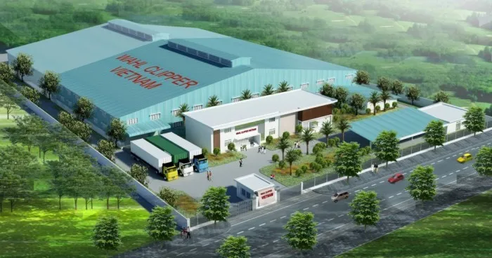 Nhà xưởng có văn phòng phía trước thiết kế hiện đại