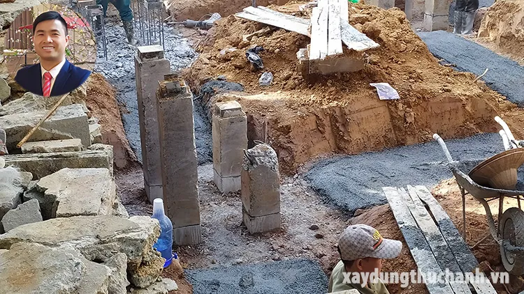 cắt khía đầu cọc bê tông