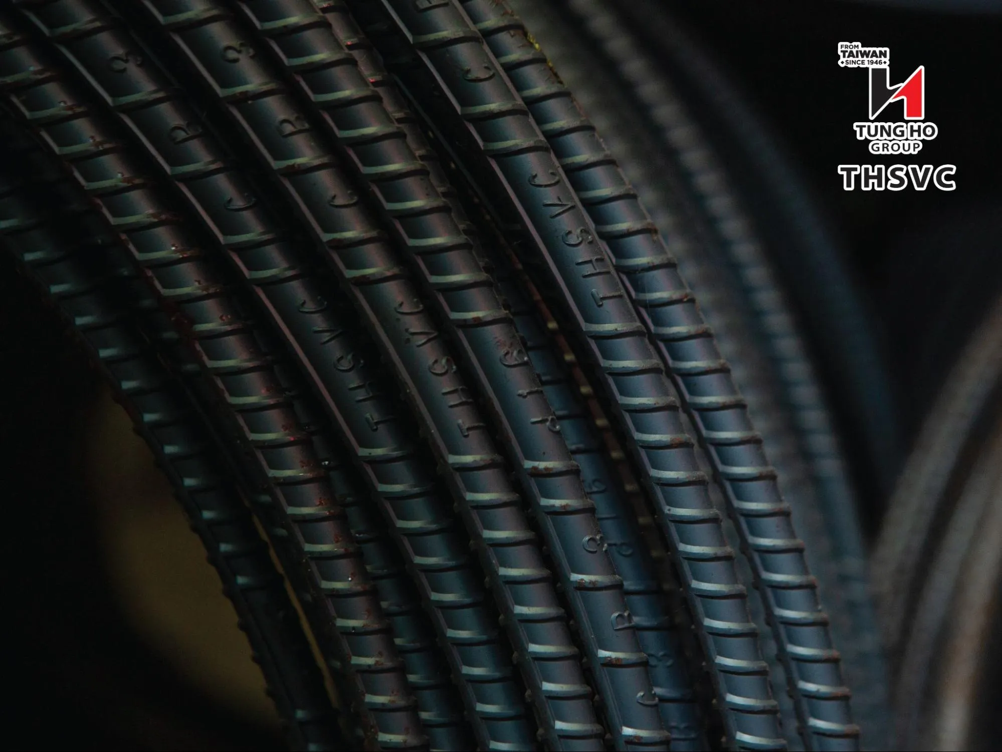 Thép d14 tại nhà máy Thép Tung Ho với trọng lượng riêng chuẩn 7.850 kg/m³