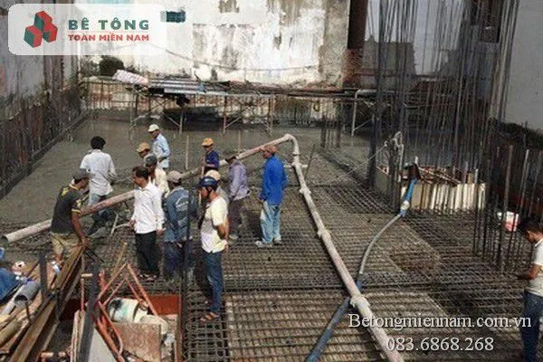 1 khối bê tông đổ được bao nhiêu m2 sàn