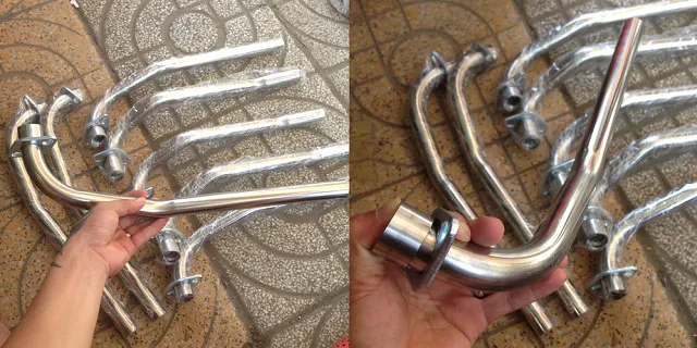 Quy trình lắp đặt cổ pô inox 304 ex 135 đúng kỹ thuật