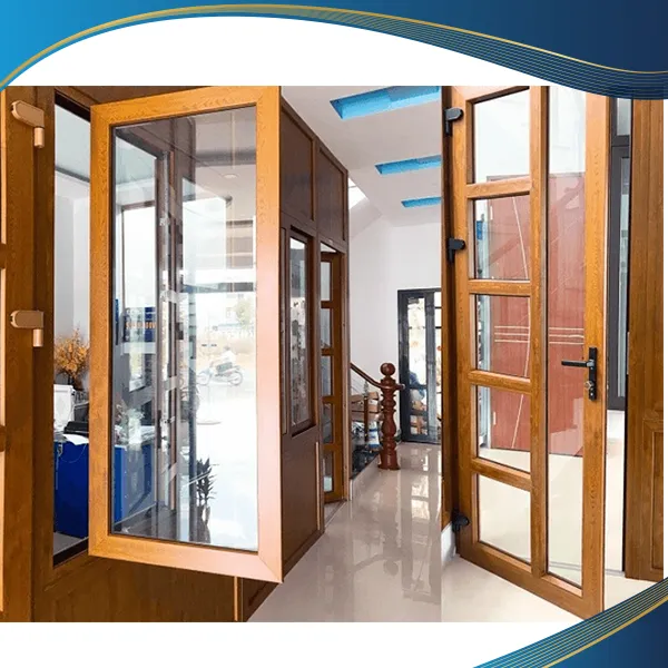 Cửa nhựa lõi thép vân gỗ tại Đà Nẵng