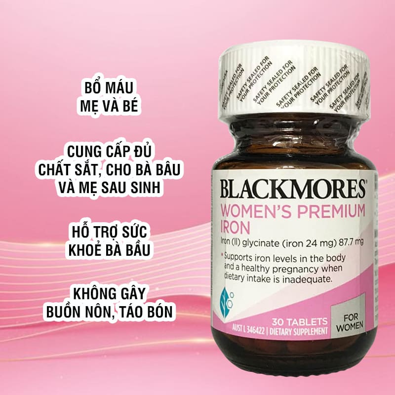 Viên Sắt Blackmores Pregnancy Iron Cho Bà Bầu: Hỗ Trợ Toàn Diện Từ Chuyên Gia
