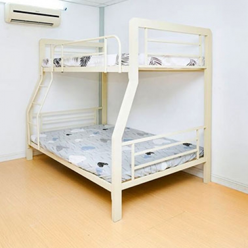 Giường Sắt 2 Tầng 1m6x2m Màu Trắng Sữa: Lựa Chọn Hoàn Hảo Cho Hộ Gia Đình Hiện Đại
