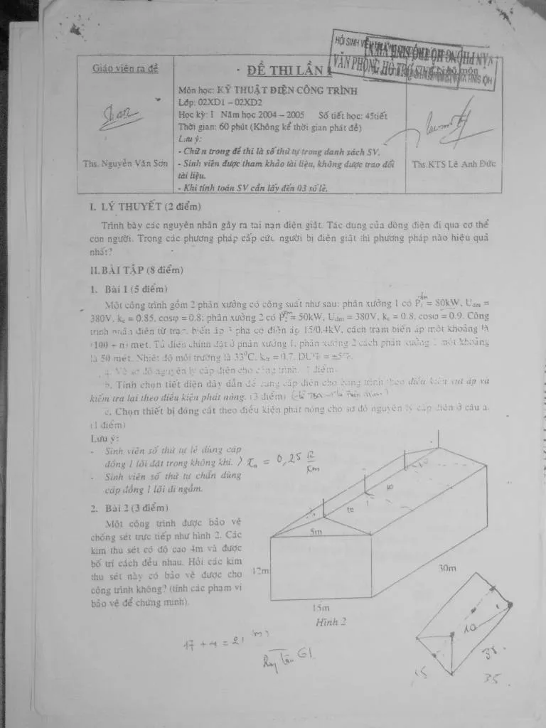 Bài giảng điện xây dựng