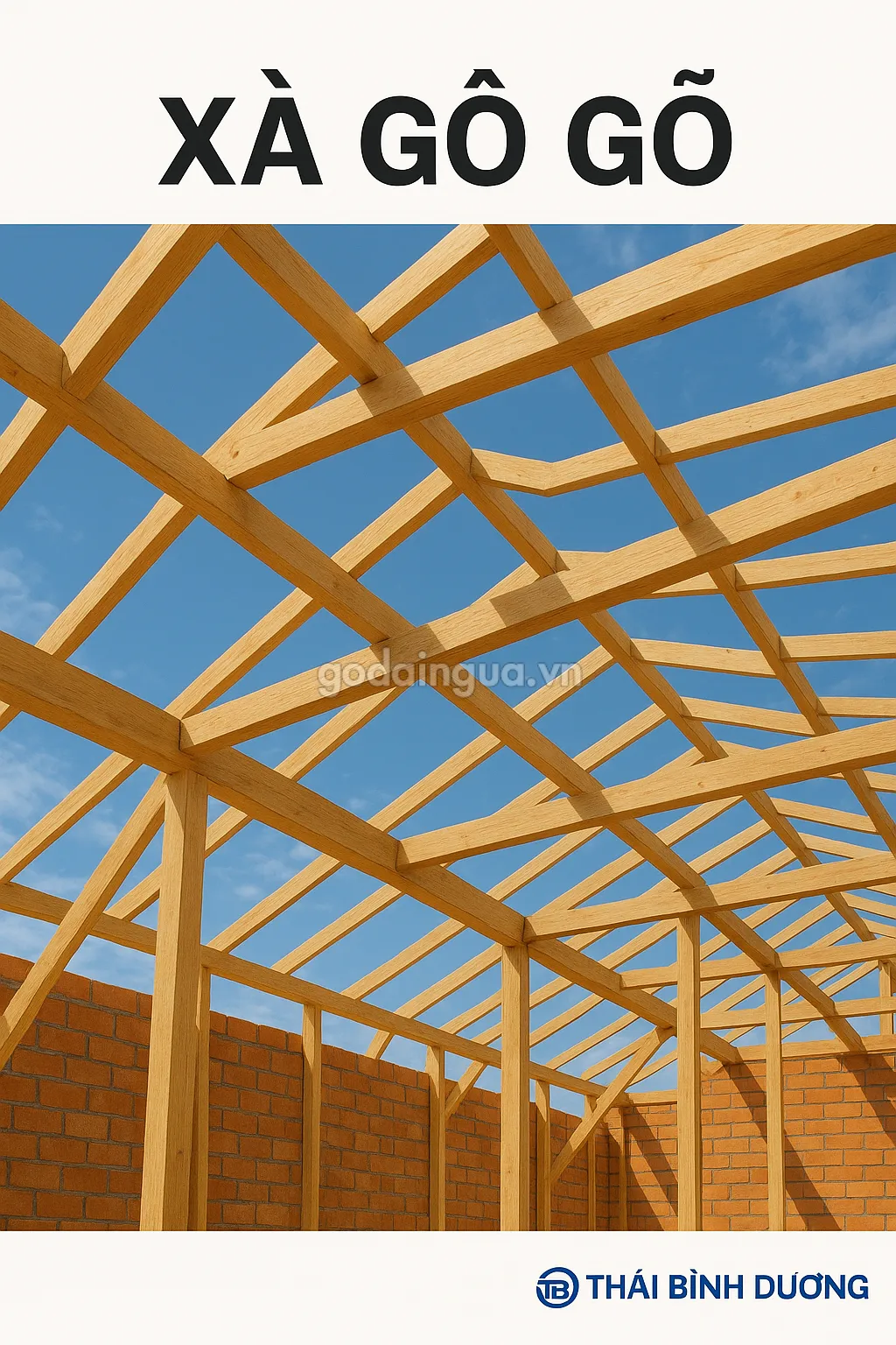 ứng dụng xà gồ gỗ