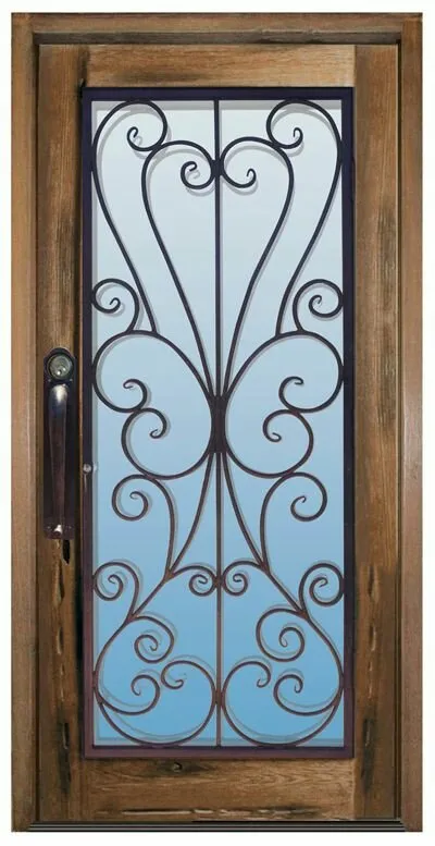 Song sắt mỹ thuật với hoa văn rèn uốn tinh xảo