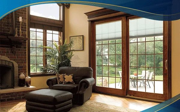 Tại khu nghỉ dưỡng, cửa nhựa lõi thép 2 cánh mở lùa thường được ứng dụng cửa ra vào sân vườn bởi khả năng tận dụng tối đa diện tích.