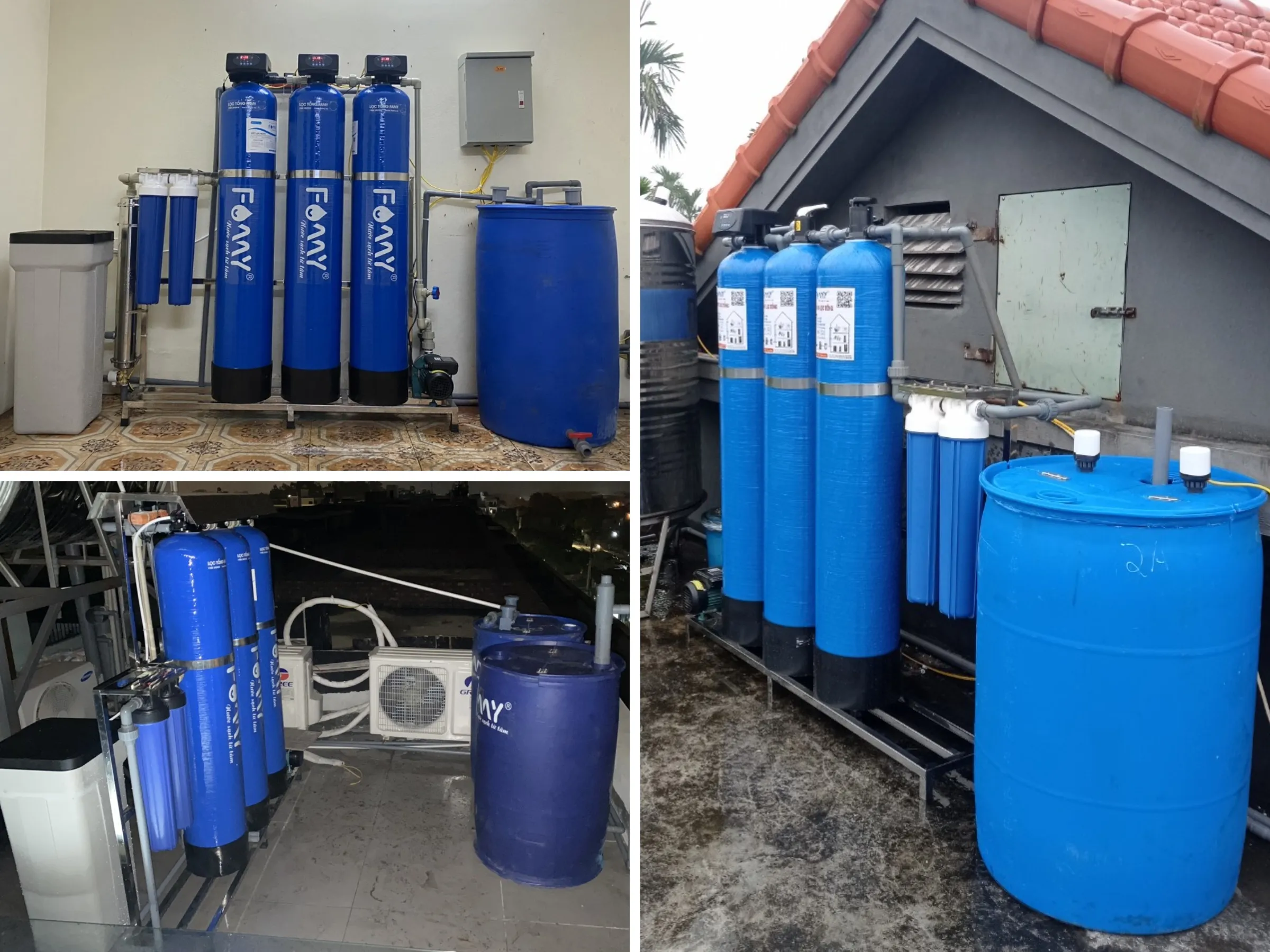 Hệ thống lọc đầu nguồn chuyên dụng xử lý nước giếng khoan