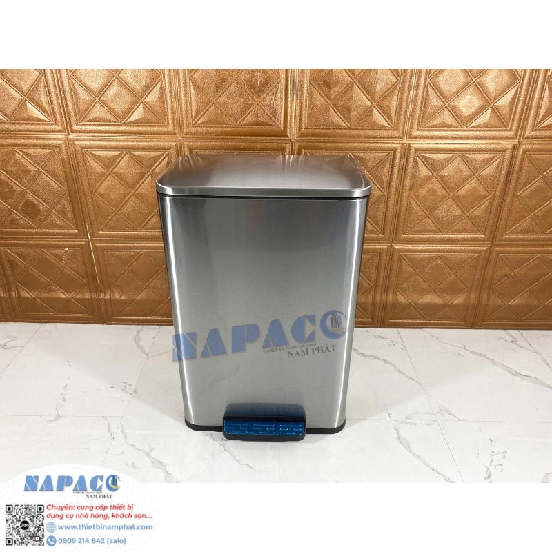 Thùng Rác Inox 20 Lít Đạp Chân Vuông Nano Cao Cấp – Lựa Chọn Tối Ưu Cho Không Gian Hiện Đại