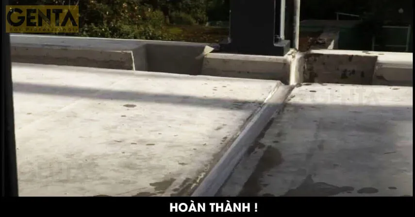 hoàn thành chèn matit