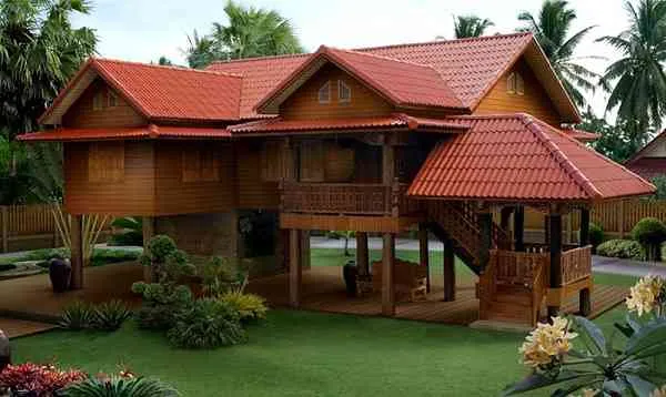 Thiết kế nhà sàn bê tông phong cách resort cao cấp