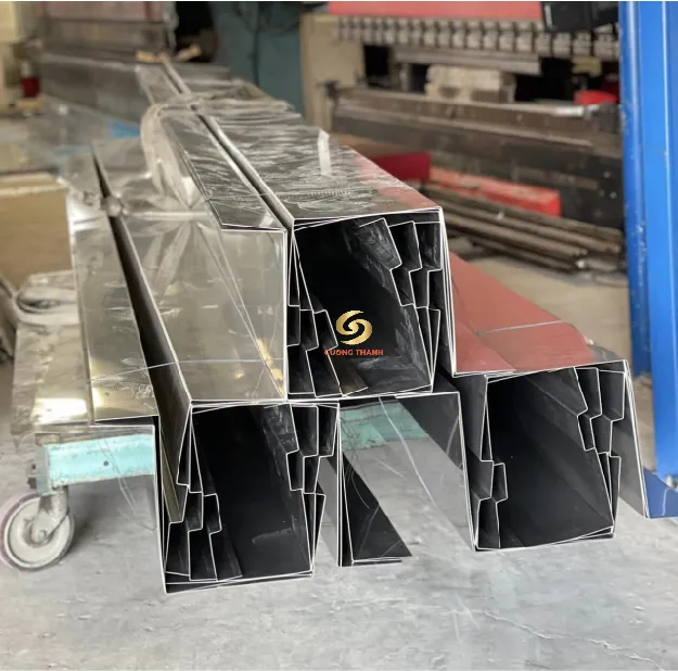 Máng xối inox 304 được gấp cạnh chính xác