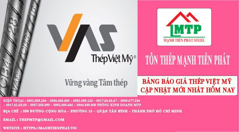 Bảng Giá Thép Việt Nhật Hôm Nay: Chi Tiết Cập Nhật Mới Nhất 2026