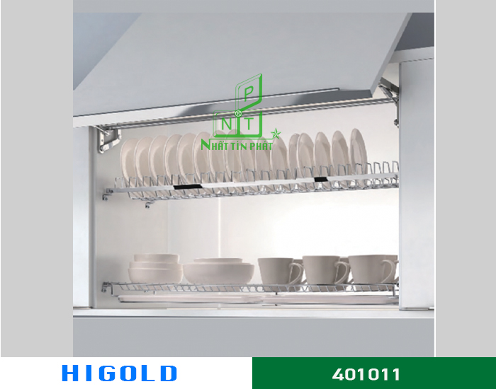Kệ Chén Inox Âm Tủ 2 Tầng Higold Inox 304 Chính Hãng