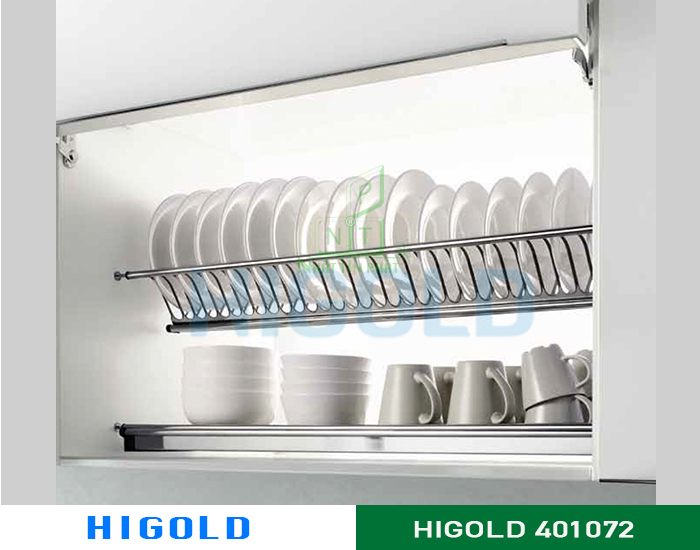 Kệ Chén Inox Âm Tủ 2 Tầng Higold Inox 304 Chính Hãng