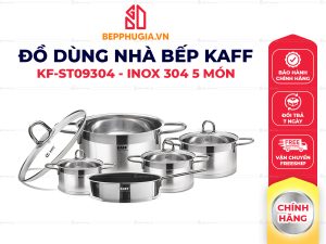 Bộ Nồi Inox 5 Món Kaff KF-ST09304: Lựa Chọn Tối Ưu Cho Bếp Hiện Đại