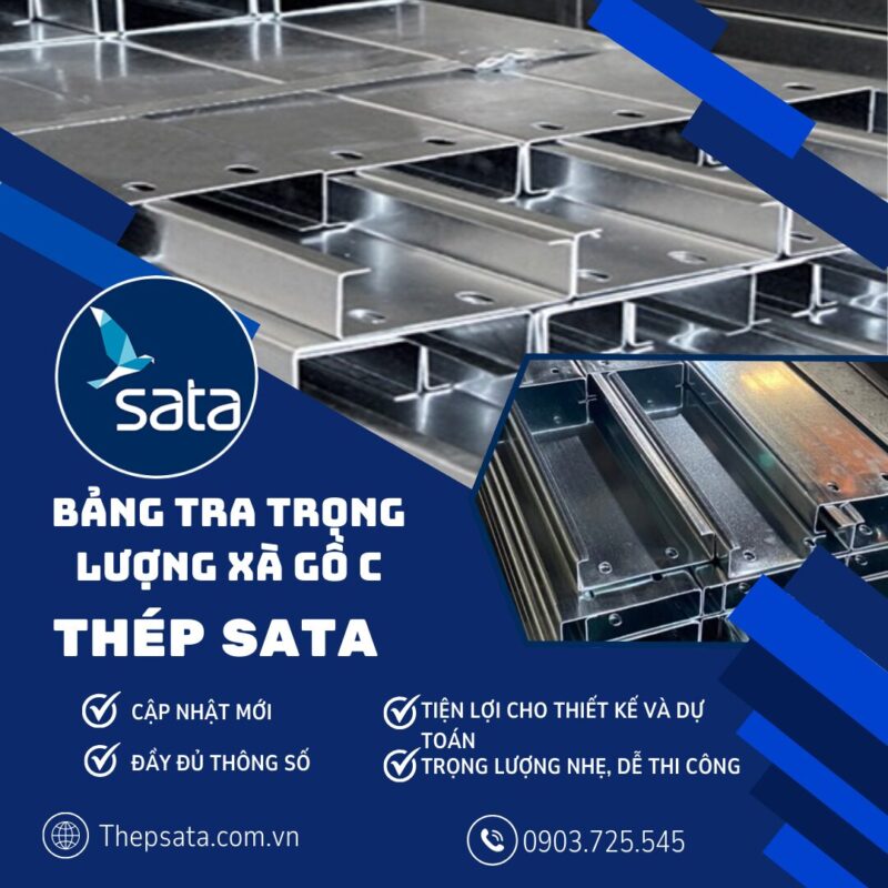 Bảng Tra Xà Gồ Thép Chữ C Chi Tiết: Thông Số Kỹ Thuật, Ứng Dụng Và Nhà Cung Cấp Uy Tín