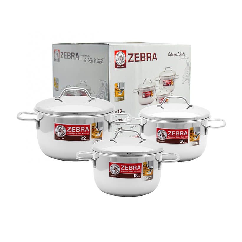 Nồi Inox Zebra Estio Pro II Thái Lan: Chất Lượng Vượt Trội Cho Gia Đình Việt