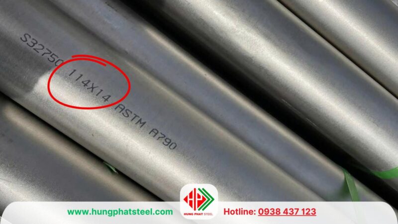 Ống inox 304 phi 114 DN100 đúc