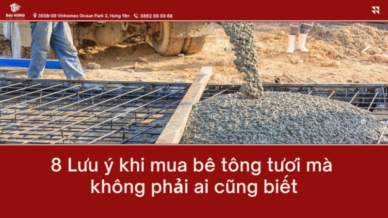 Bê Tông Tươi Mác 250: Hướng Dẫn Chi Tiết Từ Giá Cả Đến Kỹ Thuật Sử Dụng