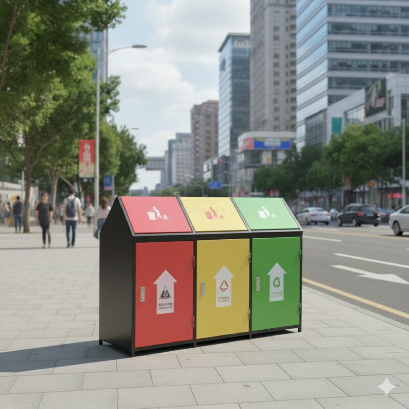 Thùng Rác Thép Sơn Tĩnh Điện Phân Loại Rác: Giải Pháp Bền Vững Cho Môi Trường Đô Thị