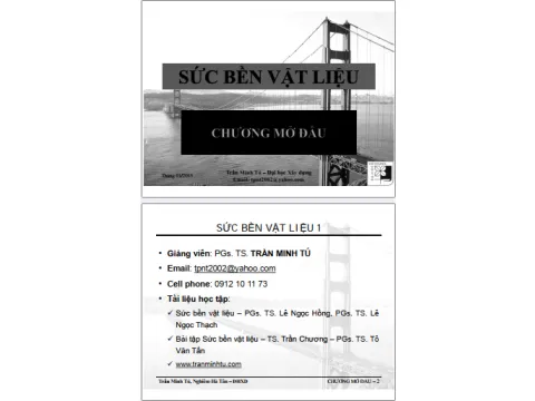 Mục lục giáo trình