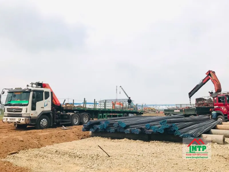 Cung cấp 20 tấn thép gân Việt Đức đến công trình xây dựng Chung cư SHP Plaza