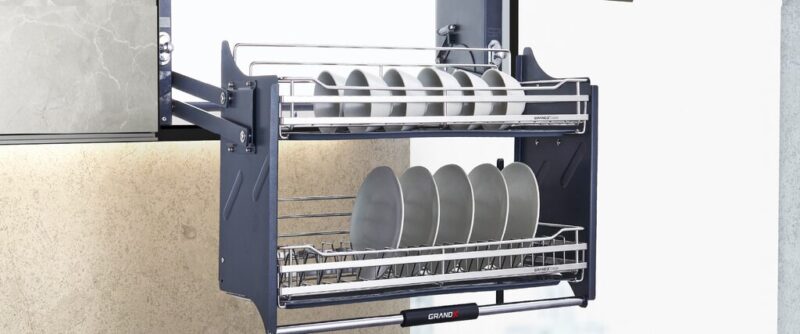 Kệ Chén Inox 2 Tầng Treo Tường 700mm: Giải Pháp Lưu Trữ Thông Minh Cho Bếp Hiện Đại