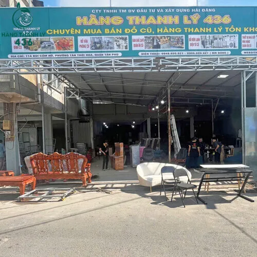 Kho hàng nội thất cũ đa dạng tại Hàng Thanh Lý 436