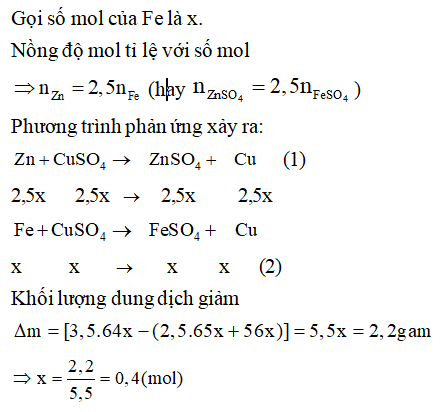 Nhúng Một Thanh Sắt Vào Dung Dịch CuSO4: Phản Ứng Hóa Học Và Biến Đổi Khối Lượng