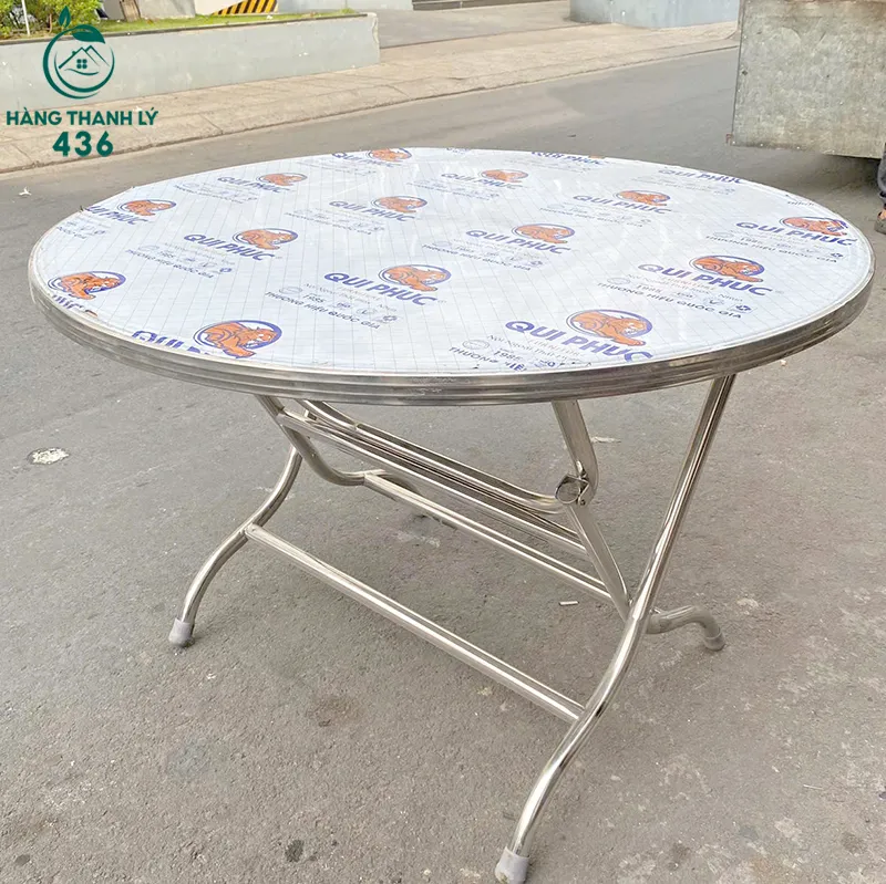 Bàn tròn xếp gọn cũ hiệu Qui Phúc