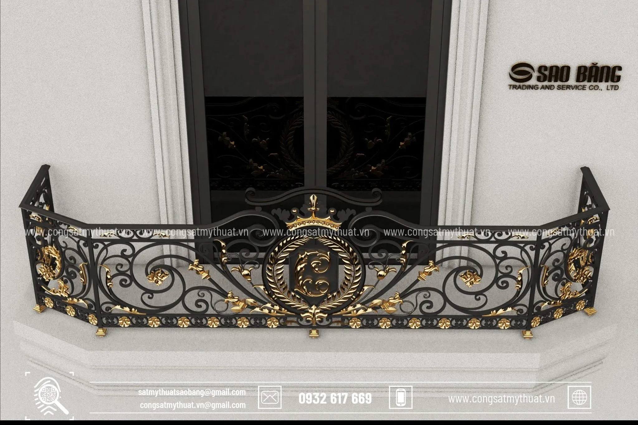 Ban công phong cách hoàng gia