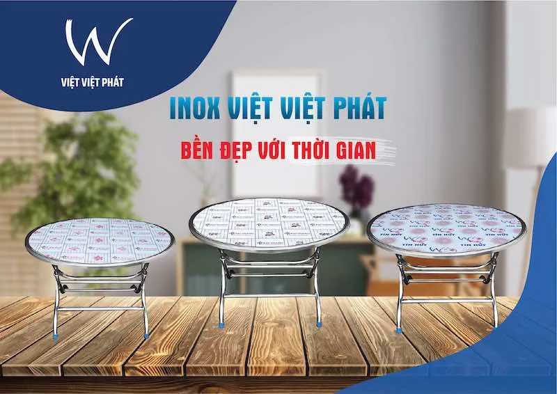 Bàn Inox 304 Việt Việt Phát