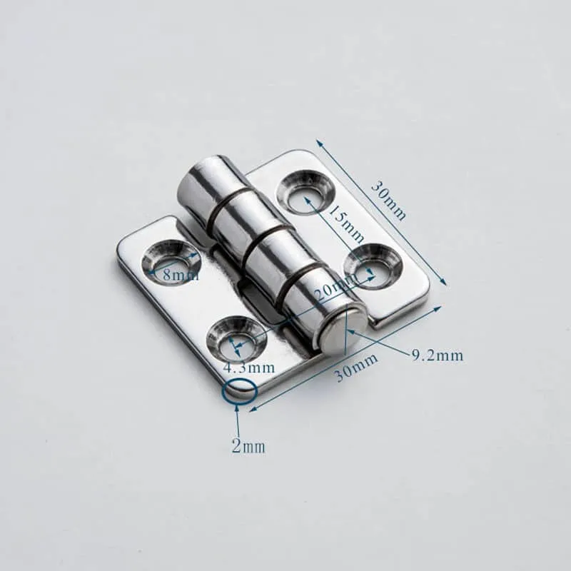 Bản lề lá loại nhỏ bằng inox QF3030 10