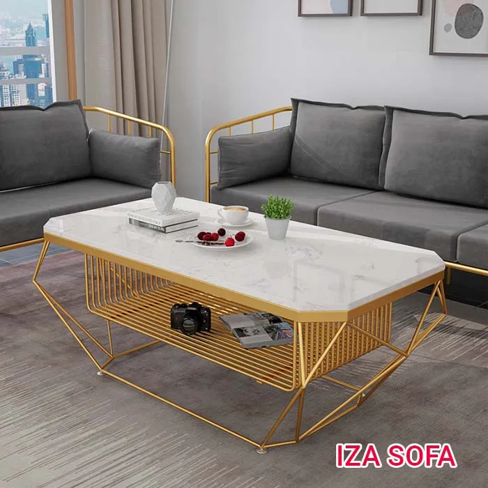 Bàn trà hình chữu nhật bo tròn góc