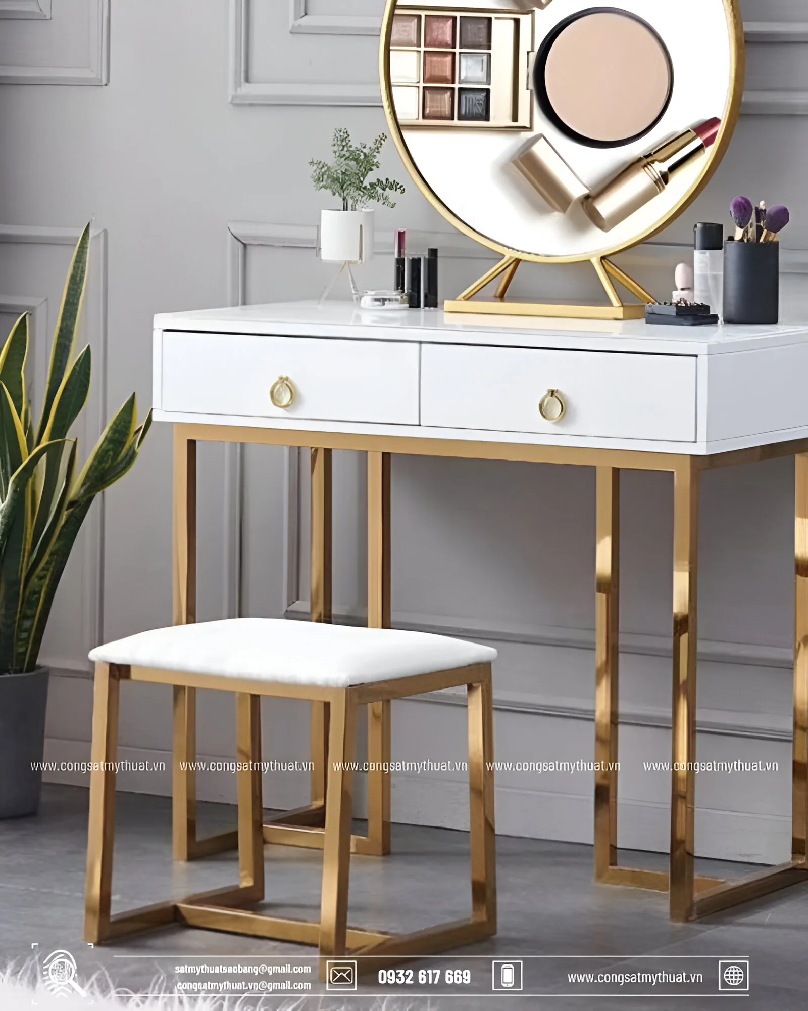 Đặc điểm của chân bàn sắt mỹ thuật