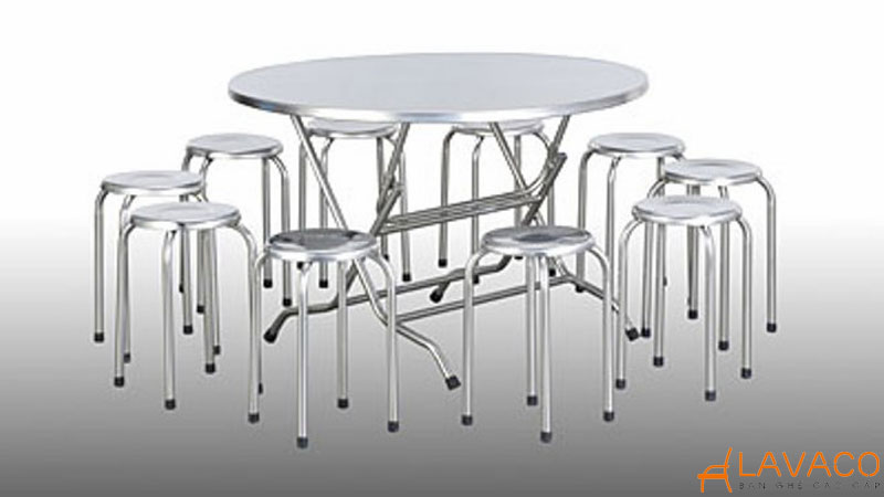 Kích Thước Bàn Tròn Inox 10 Người Chuẩn Và Cách Chọn Ghế Phù Hợp