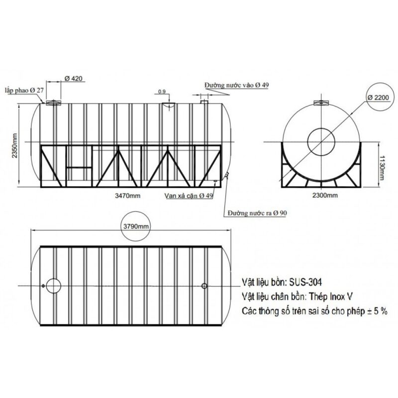 Bồn Nước Inox 3000 Lít Ngang: Hướng Dẫn Chi Tiết & Lựa Chọn Thông Minh