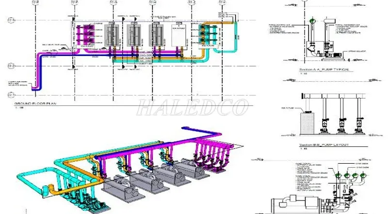 Bản vẽ cad nhà cơ khí