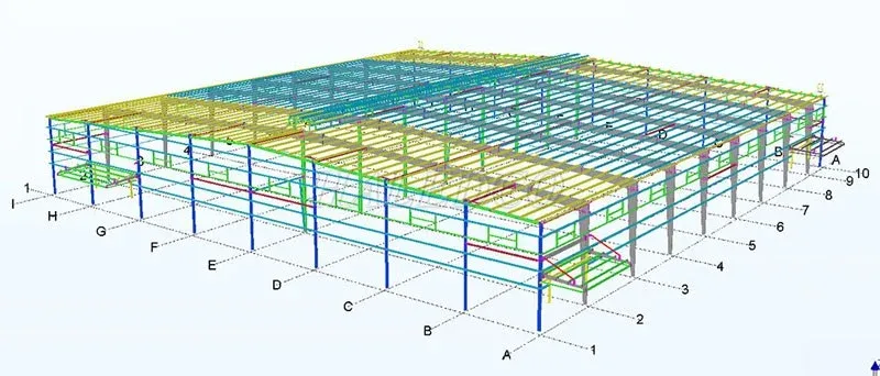 Bản vẽ mặt bằng nhà xưởng công nghiệp 600m2